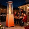 Kumasinova 90"H Pyramid Patio Heaters,48000 BTU Outdoor Heater with Wheels and Ignition,Patio Heater with 45° Auto Shut-Off - 2 of 4