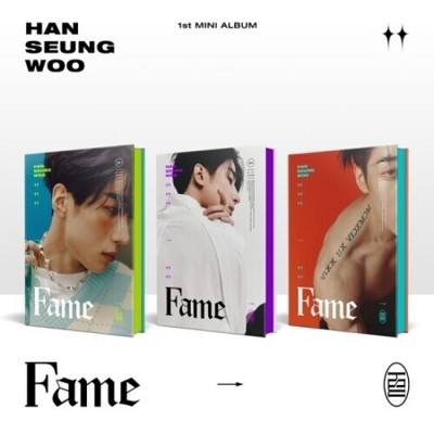 Han Seung Woo - Fame (Random Cover) (60pg Photobook, Bookmark, 2pc Postcard +Photocard) (CD)