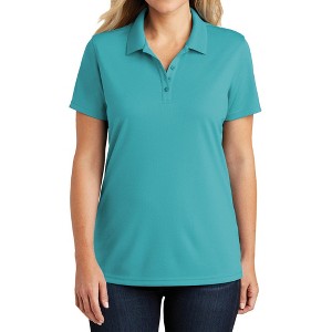 Mafoose Women's Moisture-Wicking Dry Zone Short Sleeve UV Micro-Mesh Polo Shirt - 1 of 4