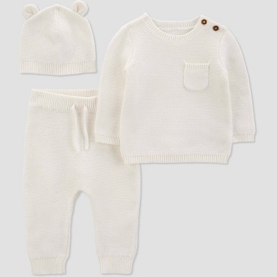 Image of Carter's Just One You® Baby Bear Top & Bottom Set - Cream Newborn