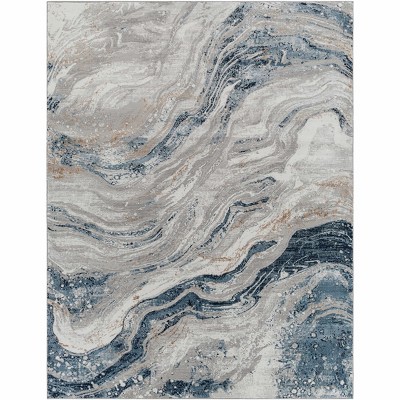 Hauteloom Rectangle Area Rug   Light Gray