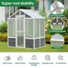76''x48''x86'' Greenhouse With Front Entry Door Outdoor Walk-in Winter Gardening Greenhouse Garden Shed For Patio Backyard Lawn - 3 of 4