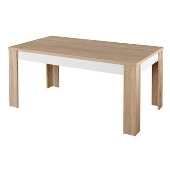Mandy Dining Table Natural/White - Buylateral