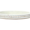 Decorative Round Wood Tray with Hobnail Edge - 4 of 4