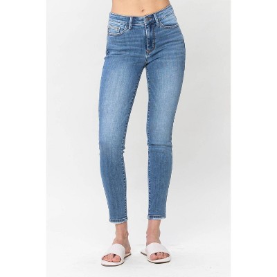 Women's Mid Rise Vintage Skinny Jeans - Judy Blue