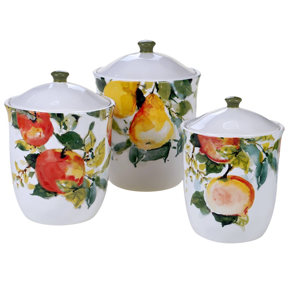 3pc Earthenware Ambrosia Canister Set - Certified International
