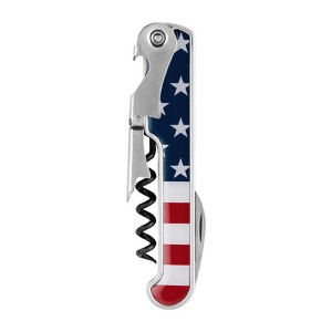 American Flag Stainless Steel Corkscrew by Foster & Rye™, Multicolor - 1 of 4