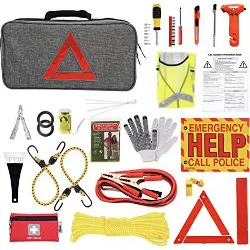 Thrive Auto Emergency Kit - Canvas Grey Bag