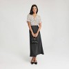 Women's Textured Satin Side-Tie Skirt - A New Day™ - 2 of 4