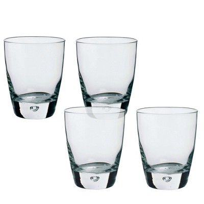 Bormioli Rocco Luna 11.75 Ounce Double Old Fashioned Glass, Set of 4