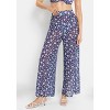 Women's Floral Sheer Cover up Beach Dress Pants - LSCN by LASCANA - 4 of 4
