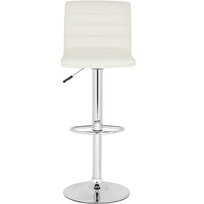 Arissa Swivel Bar Stool - White - Safavieh