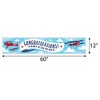 Big Dot of Happiness Taking Flight - Airplane - Vintage Plane Baby Shower Decorations Party Banner - 2 of 4