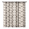 Holli Zollinger Indra Poppy Dark Single Panel Sheer Window Curtain - Deny Designs - image 3 of 3