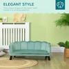 UbMelt Dog Bed Elegant Pet Bed for Small Dogs Velvet Comfy Dog Couch with Foam Cushioning and Pearl Design, Modern Pet Furniture for Puppies - 3 of 4