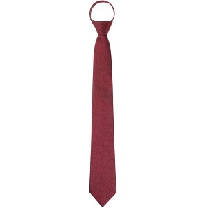 Elerevyo Men's Pre-Tied Texture Adjustable Zipper Neckties for Formal - 1 of 4