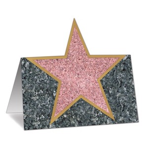 Beistle 4 1/4" Star Place Cards; 48/Pack 54555 - 1 of 1