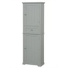 ACEPANO 67.7 in. H Freestanding MDF Storage Cabinet with Drawers & Adjustable Shelves-Grey - 3 of 4