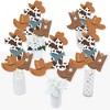 My First Rodeo - Little Cowboy 1st Birthday Party Centerpiece Sticks - Table Toppers - Set of 15 - 2 of 4