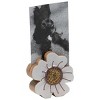 White Shaped Wood Decorative Picture Block - Foreside Home & Garden - image 2 of 4