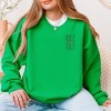Embroidered Holly Jolly - Women's Graphic Sweatshirt - 2 of 4
