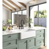 White Farmhouse Sink Deep Apron Sink Undermount Farmhouse Kitchen Sink Single Farm Sink - 4 of 4