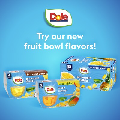 Dole Diced Pears in Juice Fruit Cups - 12ct