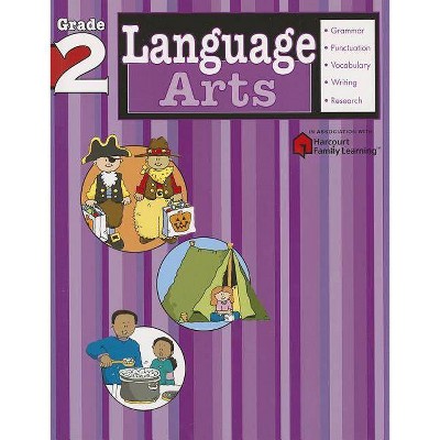 Language Arts, Grade 2 - (Flash Kids Harcourt Family Learning) by  Flash Kids (Paperback)