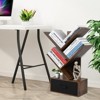 4 Shelf Modern Floor Standing Bookcase, Tree Bookshelf, Wooden Storage Rack, for Books/CDs/Movies, for Home Office, Living Room, Bedroom - 2 of 4