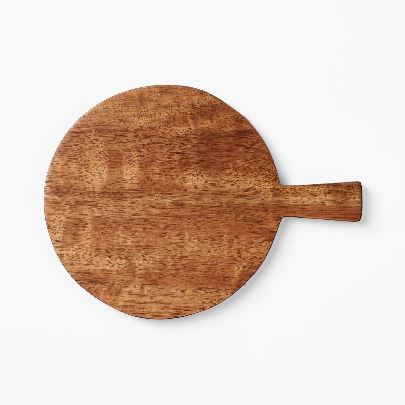 Wooden Mini Round Serve Board with Handle - Figmint&#8482;, 1 of 6