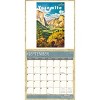 BrownTrout Vintage Travel Posters 2026 12"x24" Hanging Square Wall Calendar Plastic-Free - 4 of 4