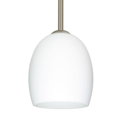Besa Lighting Lucia 1 - Light Pendant in  Satin Nickel