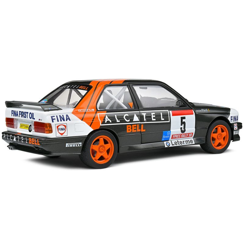 BMW E30 M3 Gr.A #5 3rd Place "Ypres 24 Hours Rally" (1990) "Competition" Series 1/18 Diecast Model Car by Solido, 5 of 6