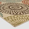 5' x 8' Seastar Medallion Outdoor Rug Beige/Blue - Christopher Knight Home: Vintage Style, Loomed Polypropylene, Stain & Water-Resistant - 2 of 4