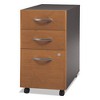 Bush Series C Mobile Pedestal File, Left/Right, 3-Drawers: Box/Box/File, Legal/Letter/A4/A5, Cherry/Gray, 15.75" x 20.25" x 27.88" - 2 of 4