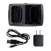 2-Way Charging Dock with USB Charging Cable for Cobra® PX650 and TrailBlazer 500 Radios, CTWSP2DC01 in Black - 2 of 4