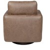 Kumasinova Modern Swivel Accent Chair,Low-Profile Armchair with Pillow,Swivel Base,Single Sofa Chair for Living Room,Bedroom,Reading Nook - 4 of 4