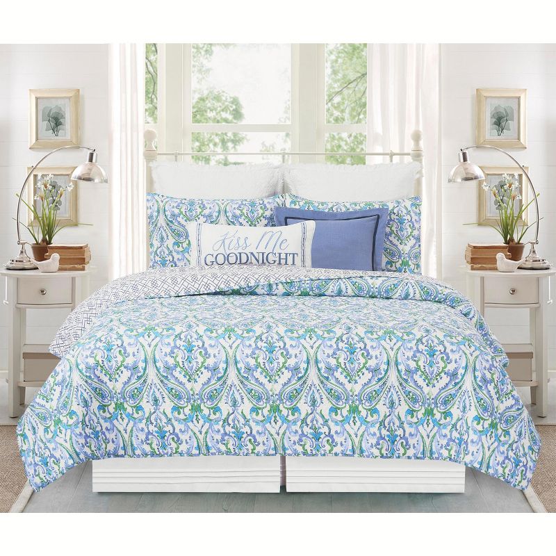 C&F Home Juliet Damask Cotton Quilt Set - Reversible and Machine Washable, 2 of 10