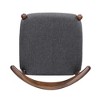 Ridstar 2 Piece Dining Chairs, Armless Chair with Ergonomic Backrest & Comfort Cushions For Dining Room-Dark Gray - 2 of 4