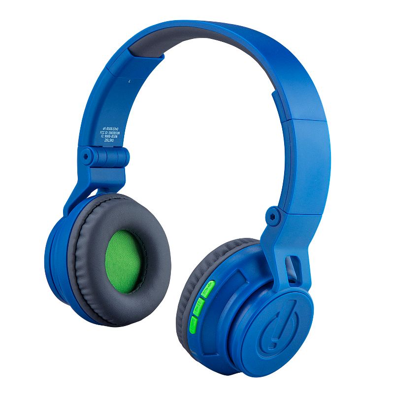 eKids Bluetooth Headphones for Kids, Over Ear Headphones for School, Home, or Travel – Blue (EK-B50B.EXv0), 3 of 6