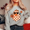 Simply Sage Market Women's Graphic Sweatshirt Checkered Girl Ghost - 2 of 4