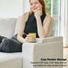 Belffin 45.6 Chenille Loveseat Module - 2-Seater Modular with Hidden Storage & Tool-Free Connectivity - 3 of 4