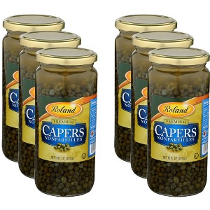 Roland Nonpareille Capers - Case of 6 - 16 oz - 1 of 2