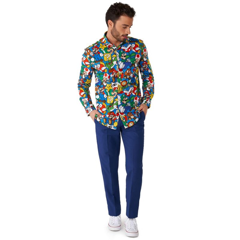OppoSuits Printed Theme Party Shirts For Men, 3 of 5