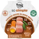 Nutro So Simple Bone Broth Wet Dog Food - 2oz
