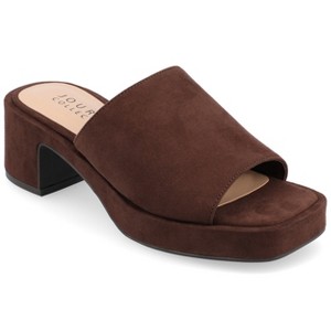 Journee Collection Womens Bessa Slip On Platform Sandals - 1 of 4