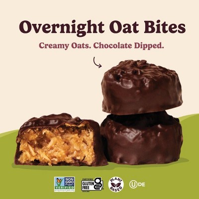Mooski Overnight Oat Bites Peanut Butter - 3.6oz/6ct