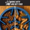 Leashboss Elevated Slow Feed Bowl - Blue - 2 Cup - 3 of 4