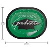 Creative Converting Graduate School Spirit Emerald Green Oval Paper Plates24ct - 4 of 4