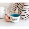 Silver Buffalo Avatar: The Last Airbender Aang and Momo Ceramic Soup Mug | Holds 24 Ounces - 3 of 4